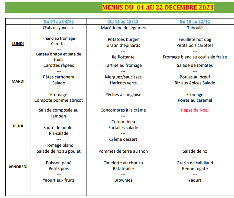 Décembre